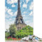 Garden In Paris Poster-Puzzle, 1500 Teile, Holzpuzzle, Puzzle für Erwachsene und Jugendliche ab 12 Jahren, 1500 Teile (85 x 57 cm)