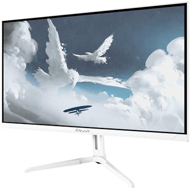 Arozzi Nova Écran Gamer 24 Pouces 200Hz Full HD Blanc | Full HD 1080p, Adaptive Sync, HDR10, sans scintillement, 99% sRGB, compatible PC & console