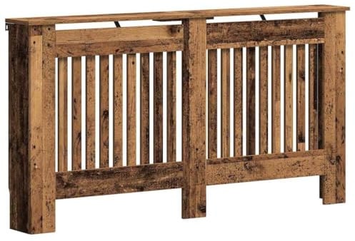 vidaXL Heizkörperabdeckung Altholz 152 x 19 x 81,5 cm Holzwerkstoff