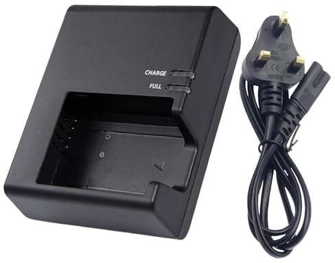 LP-E10 LC-E10 Battery Charger Compatible with Canon EOS Rebel T7, T6, T5, T3, T100,4000D, 1200D, 1100D, 1300D, 1500D, 3000D, kiss X50, X70, X80,X90 DSLR Digital Camera & 120cm AC Power Cord