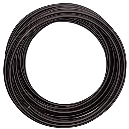 Vaessen Creative Aluminiumdraht, Schwarz, x 10 m, Aluminium Wire, Basteldraht, Dekodraht, Floristikdraht Aludraht Schmuck 5mm | Biegsam Schmuckdraht, 1000 x 0.5 x 0.5 cm