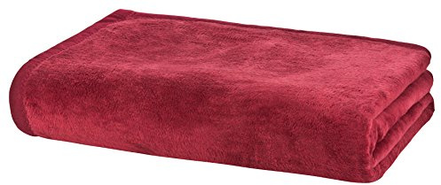 Moon Kuscheldecke Wohndecke Wolldecke XXL 220x240-burgund