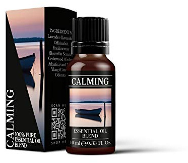 Mystix London | Calming Essential Oil Blend | 10ml | Floral and herbal oils create a smooth, relaxing aroma with soft botanical notes.