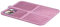 CAT CENTRE Pink Cat Litter Tray Mat Clean Floor Quality Waterproof Pet Mat Box Pan Toilet Urine Proof Pad Trapper Catcher Loo Placemat Kitten BPA-Free Grooved Design Scatter Control