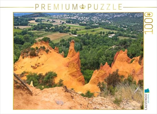 CALVENDO Puzzle Ockerfelsen von Rustrel | 1000 Teile Lege-Größe 64 x 48 cm Foto-Puzzle für glückliche Stunden