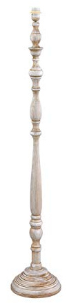 Voet Tafellamp/1 E27 wit-Patina 'Linnington'