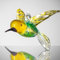 Sienna Glas groß zum Aufhängen, Vogel, 10 x 8,5 x 5,5 cm