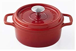 Invicta 402200 Cocotte Ronde - 20 cm - Fonte Emaillée - Rubis