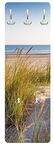 Bilderwelten Garderobe - Stranddüne am Meer, Größe HxB:105cm x 34cm