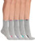 DIM Chaussettes Femme EcoDIM Coton Talon/Pointe Renforcés x5, Gris Clair, Taille unique