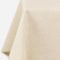 Tischdecke | Champagner/Creme - Eckig - 130x160cm | Gartentischdecke | Outdoor-Decke | Lotus-Effekt | Leinen-Optik | Schmutzabweisend