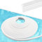 FBULWSEC Rouleau de verrouillage pour piscine hors-sol et enterrée, 3,7 m, blanc