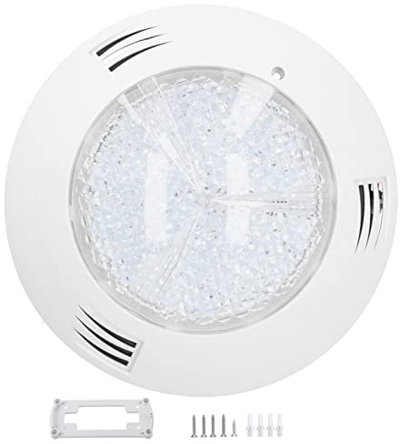 Garosa AC12V IP68 Waterproof White Light Underwater Lamp Waterproof Wall Mounted LED Swimming Pool Light(25W),Underwater Lights