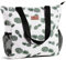 HOMESPON Große Wasserdichte Strandtasche mit Reißverschluss und Taschen für Damen (Ananas)