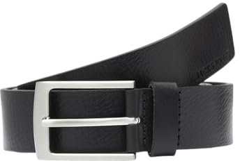 JACK & JONES Herren Jacstockholm Leather Belt Noos Gürtel, Schwarz, 95