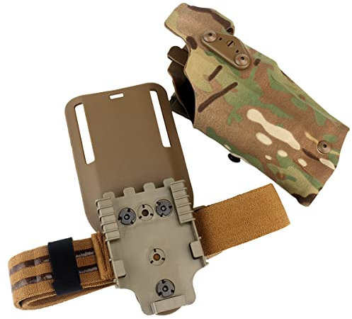 WLXW 6378RDS Dienstholster Für Glock 17/22 Surefire X300U Mit Automatischem Verriegelungssystem Und Kompatibilität Mit Rotpunktvisier – Rechtshänder,Cp