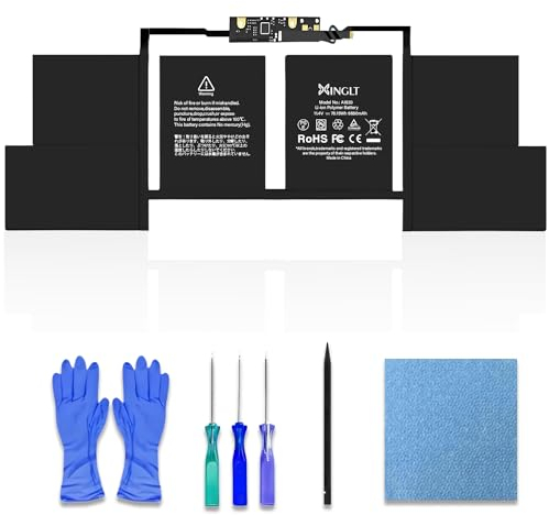 XINGLT A1707 batería A1820 batería portátil de reemplazo para Apple MacBook Pro 15 Pulgadas Retina A1820 reemplazo de batería de Alto Rendimiento (Finales de 2016 Mediados de 2017) EMC3072 EMC3162