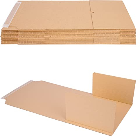 verpacking Paquete de libros 430 x 310 x 10-60 mm, DIN A3, autoadhesivo (dimensiones exteriores 495 x 320 x 10-60 mm), embalaje universal para envolver (25 unidades)