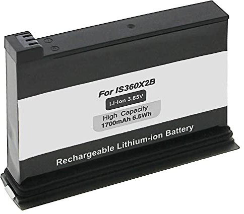 Ersatz-Akku kompatibel mit CINOSBT, CINOSBT/B für Insta360 One X2 Action Cam [Li-Ion / 1700mAh / 3.85V]