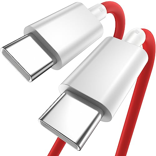USB C Kabel für OnePlus 10T 12 11 11R 5G, 10A Schnellladekabel Typ C auf USB C Datenkabel, 150W SUPERVOOC Super Flash Ladekabel USB C 1M, Typ C Kabel für OnePlus Nord 3 2 CE 3 Lite 9 Pro 8 PAD Realme