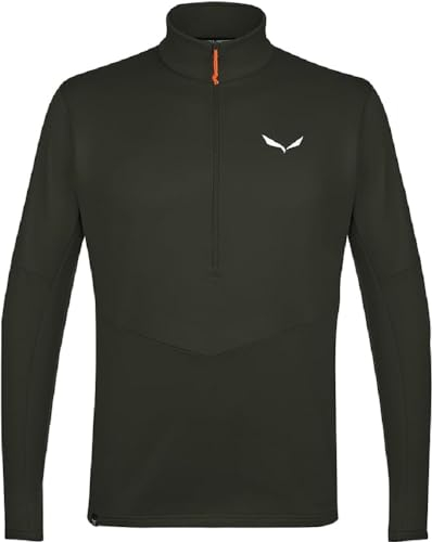 Salewa Puez Polarlite Half Zip Fleece Men, dark olive/0910, L