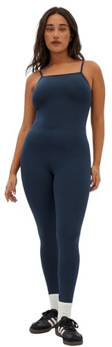 Girlfriend Collective Women's Sports Jumpsuit, Unitard Yoga Suit, Long leggings without sleeves, Stretchy and Elastic Sports Body