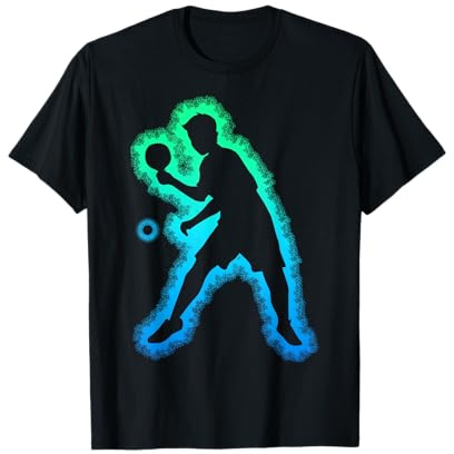 Tischtennis Jungen Kinder Herren Ping Pong T-Shirt