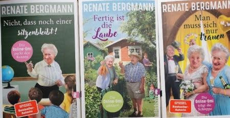 Fertig ist die Laube: Die Online-Omi gärtnert | - Nicht, dass noch einer sitzenbleibt!: Die Online-Omi packt den Ranzen - Man muss sich nur trauen: Die Online-Omi trägt die Schleppe | Der Bestsel