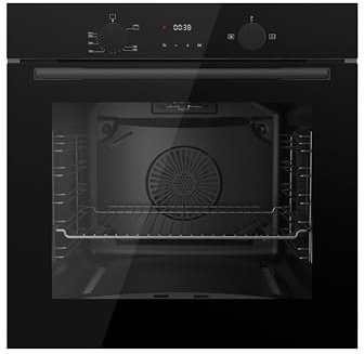 ViandPro Elegance Single 60 cm Built In Gas Oven, Black