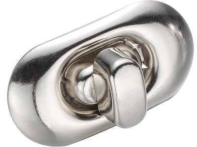 SEWOART 10pcs Purse Turn Lock Snap Lock Bag Hardware Turn Locks Clip Lock Clutch Closure Bracelet Carabiner Purse Lock Clasp Purse Hardware Purse Twist Turn Lock Handbag Strap Bags Silver