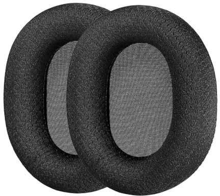 tecinity Ersatz Ohrpolster für SteelSeries Arctis 1/3/5/7/7P/7X Kopfhörer, Ersatzpolster für SteelSeries Arctis 9/9X/Pro, Memory Foam Mesh（Schwarz）