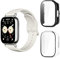 Aerku Funda Compatible con Xiaomi Mi Redmi Watch 5 Lite, 9H HD Anti-Choque Parachoques Anti-rasguños Protector Duro PC Marco Cristal Templado Protector de Pantalla Funda - Transparente&Negro