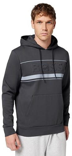BOSS Men's Soody Zone Sweatshirt, 027dark Grey, S