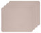 Ehrenkind® Platzset Kinder – Made in Germany Abwaschbares Tischset aus 100% PE, Eva-PP-Film, rutschfest und BPA-frei – Perfekte Tischunterlage für Mahlzeiten | 54x42 cm | 4-er Set | Taupe