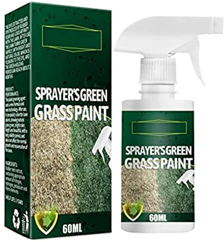 2Pcs Green Grass Lawn Spray,Green Grass and Turf Paint Sprayer,Lawn Colorant, for Artificial Lawn