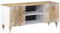 Iiaky Meuble TV 105x33,5x46 cm Bois Massif de manguier,Meuble TV,Table Basse Salon Meuble TV,Table Basse LED Couleurs