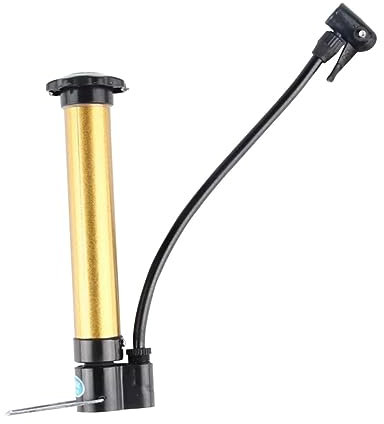 Goldene Fahrradpumpe Handpumpe aus Eisen mit Hochdruckinflation