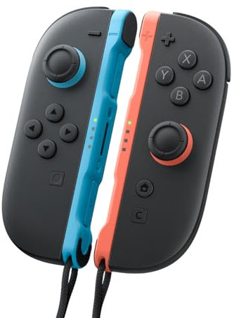 STREAMVOY Joy-Con per Nintendo Switch 2 (Rosso e Blu) - Controller con SL/SR Più Grandi, Joystick Migliorati e Connessione Magnetica per una Giocabilità Stabile