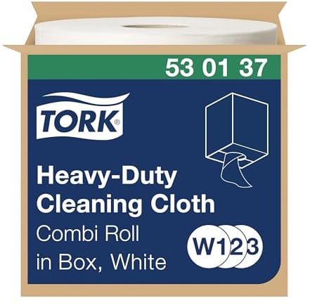 Tork Extra Starke Reinigungstücher Weiß W1/2/3, Wiederverwendbar, 1 × 280 Tücher, 530137
