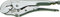 USAG 136 SN - Pinza regolabile autobloccante con ganascia inferiore snodata 136501