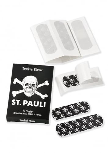 FC St. Pauli - Totenkopf - Pflaster (20 Stück)
