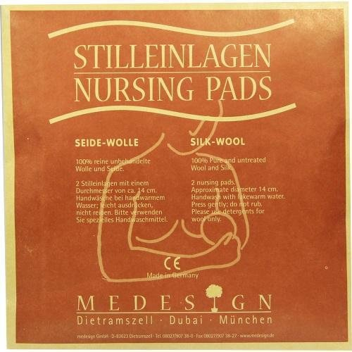 STILLEINLAGEN Seide/Wolle 2 St