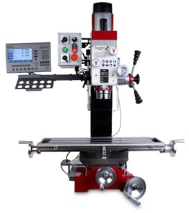 PAULIMOT Bohr-/Fräsmaschine F400-G mit Ölbad-Schaltgetriebe und Messsystem