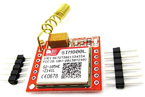 SIM800L GPRS GSM Module PCB Antenna SIM Board Quad Band | SIM800L GPRS-Modul GSM-Karte Micro-SIM-Karte Quad-Band-TTL-serieller Port mit Antenne für Arduino MCU