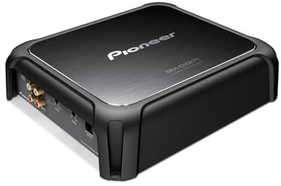 Pioneer GM-DX871 - Amplificador de potencia con 1.600 vatios, tecnología clase D, 1 canal, filtro de paso bajo variable, diseño compacto y control remoto de aumento de graves