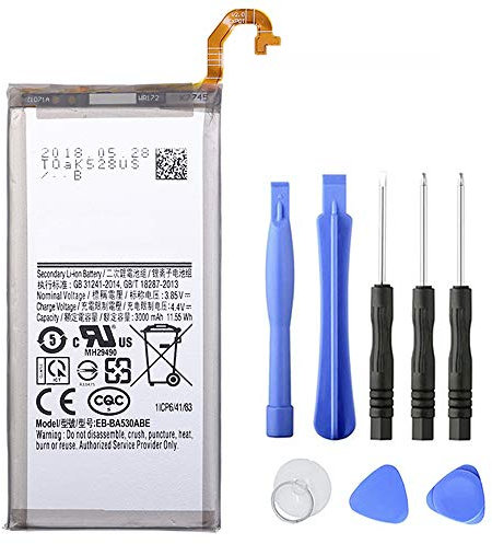 XITAIAN 4.4V 3000mAh EB-BA530ABE Batteria di Ricambio per Samsung Galaxy Galaxy A8 2018 (A530) A530 SM-A530F with Tools