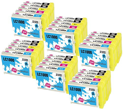INK INSPIRATION® Ersatz für Brother LC1000 Druckerpatronen 30er-Pack, kompatibel mit Brother DCP-130C DCP-135C DCP-150C DCP-330C DCP-350C DCP-357C DCP-540CN DCP-560CN DCP-770CW MFC-235C 465CN FAX-2840