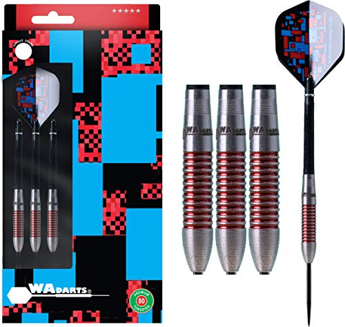 WA Darts Steeldartpfeile Red Torpedo 80% Tungsten 21g