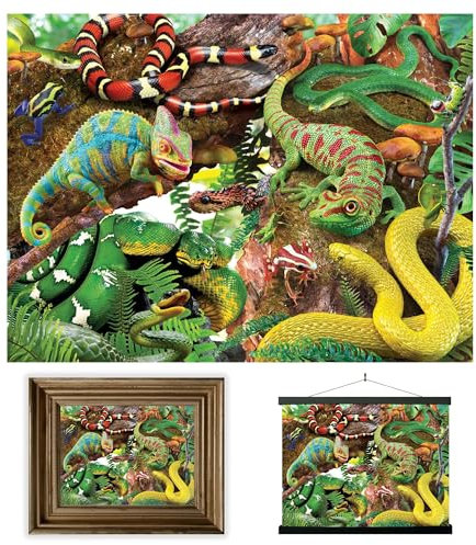 3D LiveLife Linsenförmige Wandkunst Drucke - Neugierige Kreaturen von Deluxebase. Ungerahmtes 3D Natur Poster. Perfekter Wandfüller. Original kunstwerk lizenziert von bekannt künstler, David Penfound