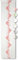 Neutex for you! RUBIN Schiebevorhang, Gardine, Vorhang, Transparent, 245 x 60 cm (H/B), 471711, Made in Germany, Oeko-Tex Standard 100, weiß-rot